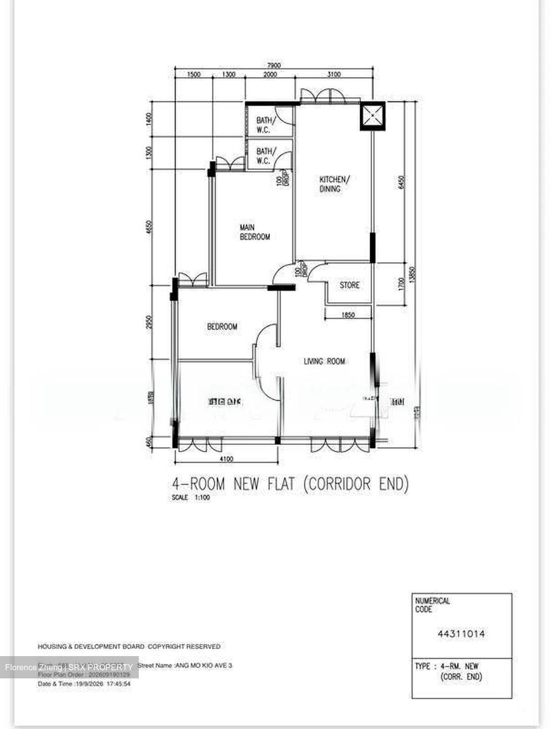 Blk 586 Cheng San Court (Ang Mo Kio), HDB 4 Rooms #624474371